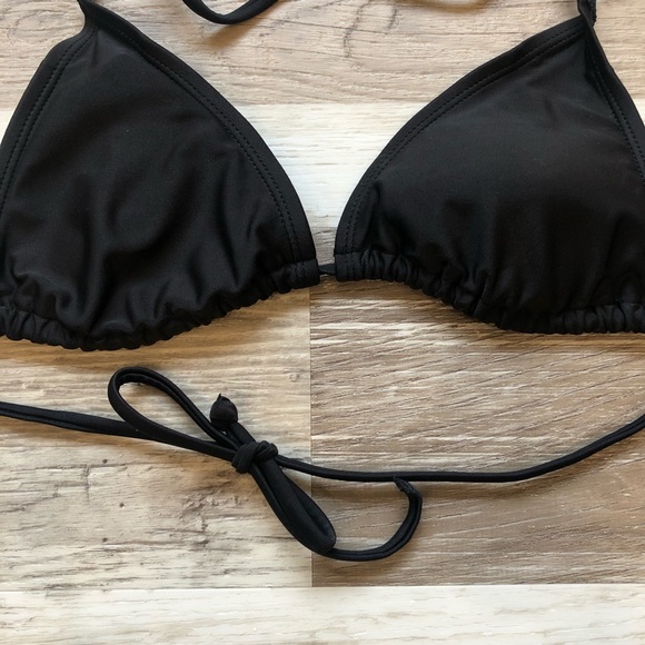 GUC Old Navy Women’s Adjustable Black String Bikini Top - Picture 6 of 10